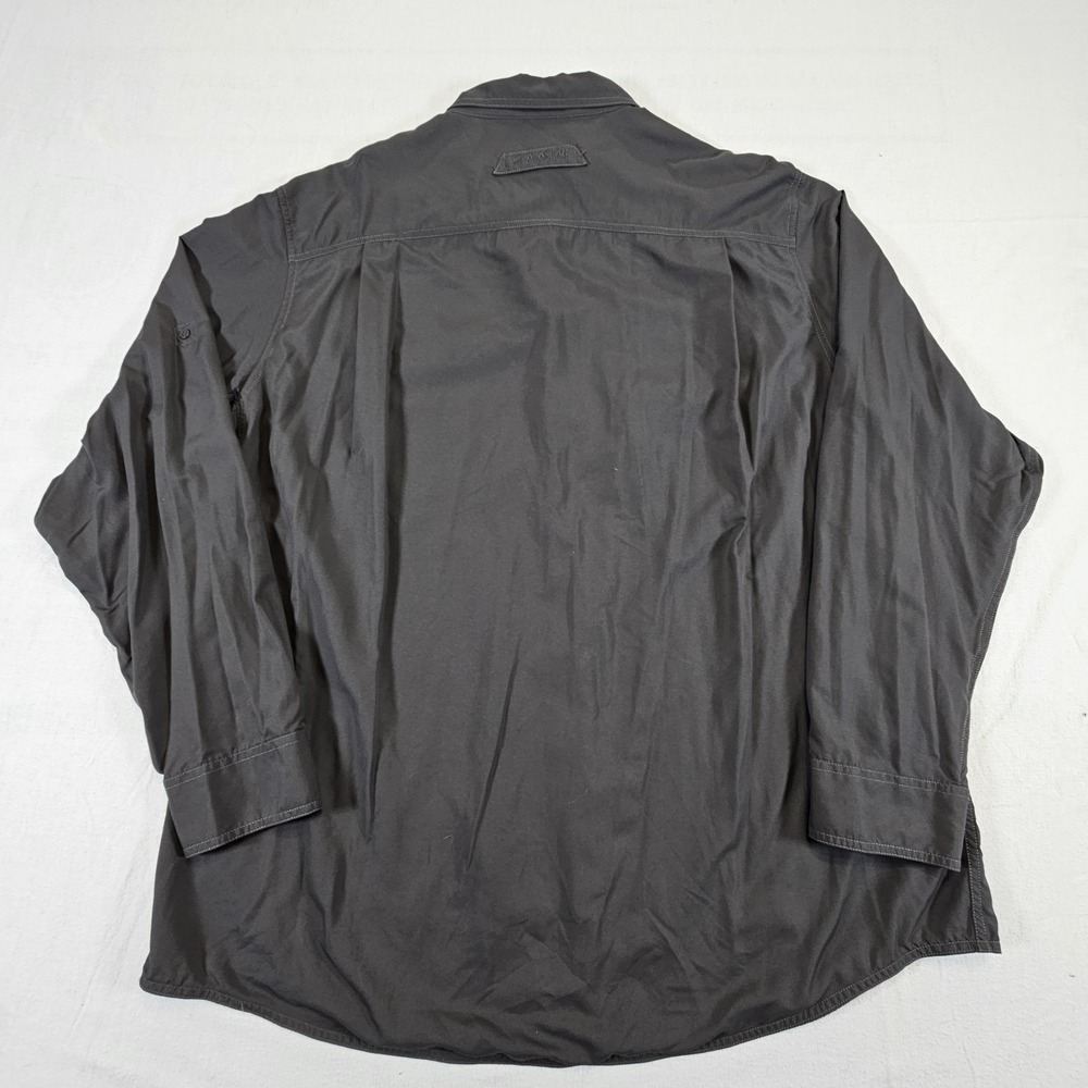 Alaskan Hardgear Tech Shirt Mens 2XL Gray Hiking Fishing Outdoor Long Sleeve - Picture 7 of 12